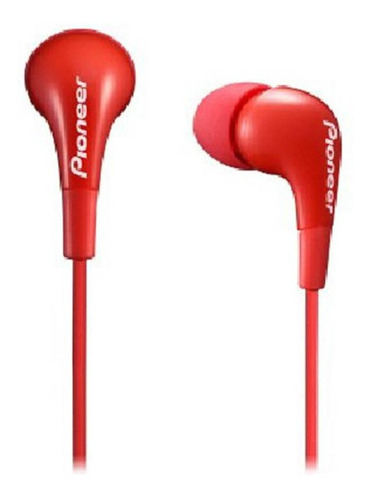 Audífonos Pioneer Se-cl502 In-ear Rojo Techcenter