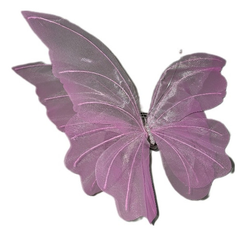 Mariposa Gigante De Organza, Seda Para Decoración De Eventos