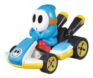 Hot Wheels Mario Kart Light-blue Shy Guy(standard Kart) 1/64