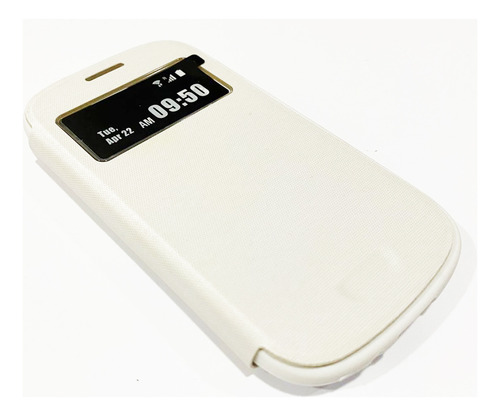 Funda Flip Cover Para Samsung Galaxy S3 Blanco E/g