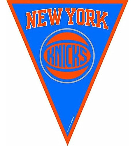 Amscan New York Knicks Nba Pennant Banner - 12 Pies, 1 Pc