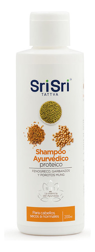 Shampoo Sri Sri Ayurvédico Con Proteinas 200ml