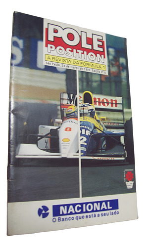 Pole Position Nº 8 Guia Oficial Gp Brasil F 1 Ayrton Senna (Usado)