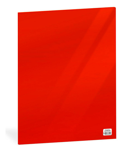 10 Folhas De Eva Atacado Placas 40x48 Escolar Artesanato Kit Cor Vermelho Fogo