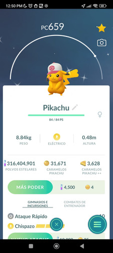 Pikachu Variocolor (Usado)