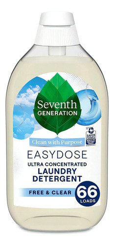 Seventh Generation Detergente Para Ropa Concentrado Easydose