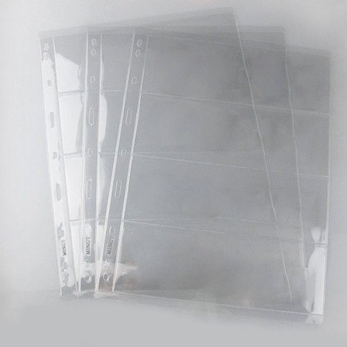 Álbum De Papel Protector De Hojas De 10 X 9 Orificios