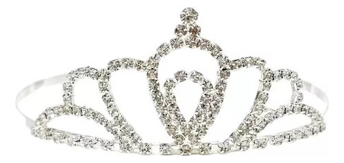 Tiara Corona De Strass Gemas Para Fiestas Novias Bodas