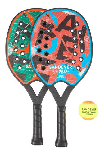 Kit Raquete De Beach Tennis Btr 160