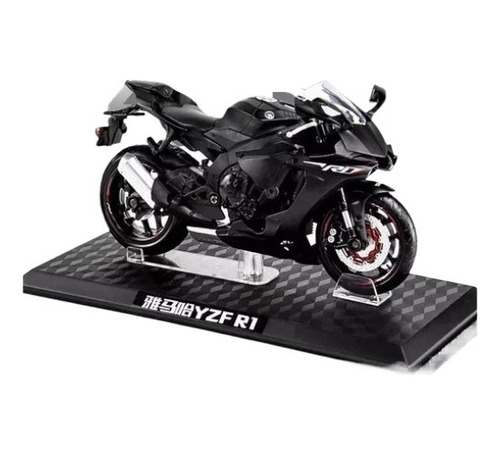 1:12 Base Metálica Para Moto Con Miniatura De Yamaha R6