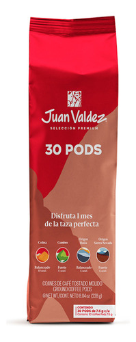 Café Pods Juan Valdez Surtidos X30
