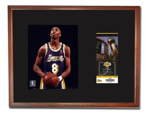 Los Angeles Lakers Kobe Bryant Campeon 09 Foto Firma Entrada