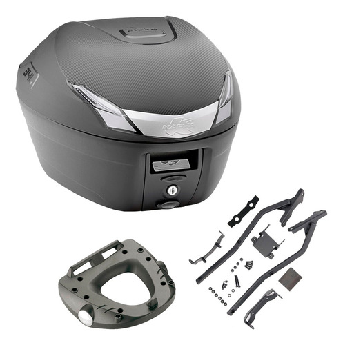 Baul Trasero 34 L Con Soporte P/ Honda Vfr Cross Runner 800