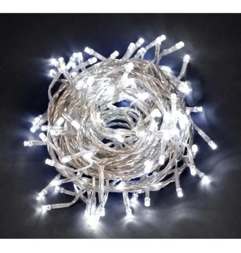 Series Led Navideñas 10 Metros Luz Blanco Frio Oferta 15pck 