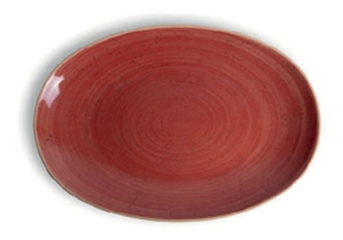 Plato Oval Prime Volf 26cm  Carrot Red Aprarn204015026