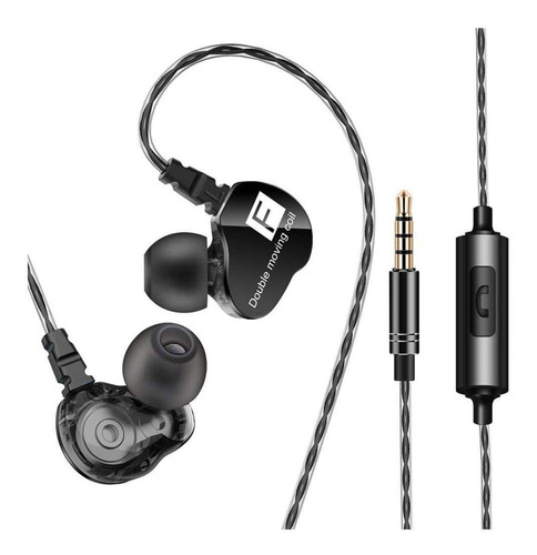 Audífonos in-ear gamer QKZ CK9 black