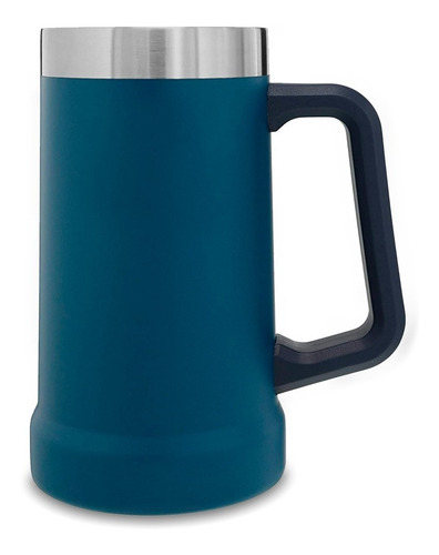 Caneca Térmica De Cerveja 709 Ml - Premium - Ice Azul