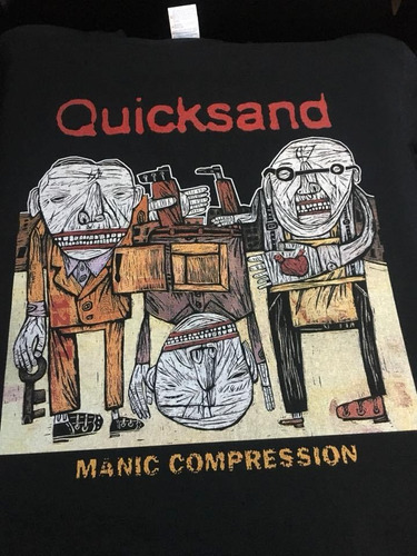Imagen 1 de 3 de Quicksand Manic Compression - Hardcore Punk / Rock - Polera-