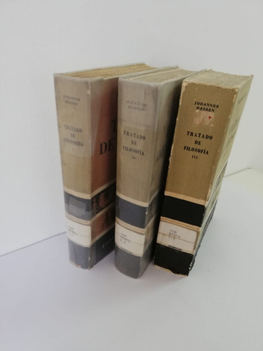 Imagen 5 de 5 de Libros Tratado De Filosofía / Johannes Hesses / Tres Tomos
