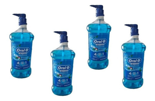 Enjuague Bucal Oral- B De 2 Litros Set De 4 Pzas