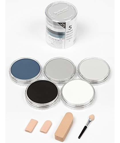 Pasteles Ultra Suaves 5 Tonalidades Heladas Para Dibujo Arte