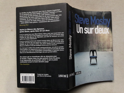 Un Sur Deux - Steve Mosby - Sonatine Editions Idioma Francés