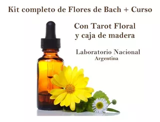 Kit/set Completo De Flores De Bach Y Curso Con Certificación
