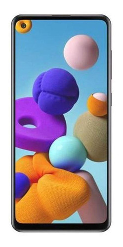 Imagem 1 de 4 de Seminovo: Samsung Galaxy A21s 64gb Preto Excelente
