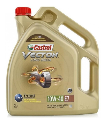 Aceite Vecton Long Drain 10w-40 E7 4l Castrol