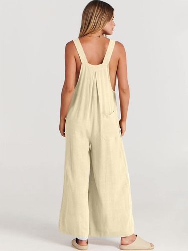 Monos Plus Con Overoles Para Mujer, Talla Ancha, Sin Mangas
