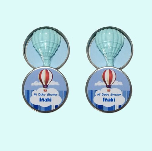 Latita Jabon Con Globo Aerostatico