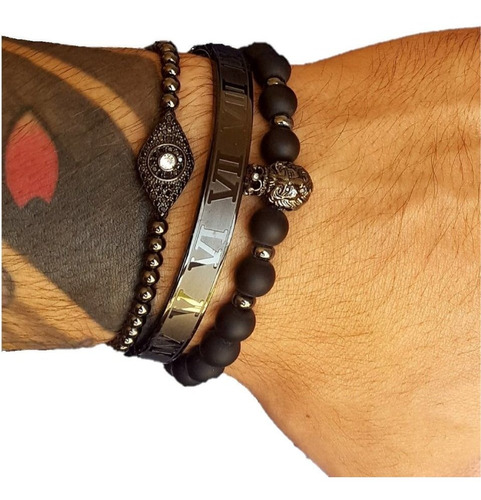 Pulsera De Hombre Pack 3 Moda 2019 Elegante Y Juvenil