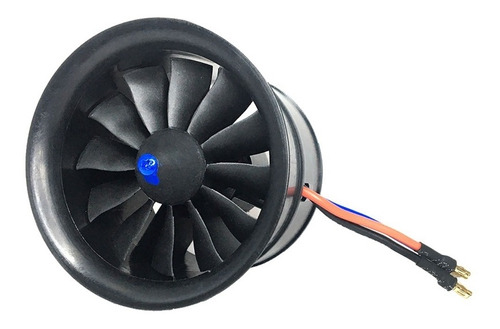 Hélice De Ventilador Rc Edf De 70 Mm 3400 Kv, 4 S, 12 Palas,