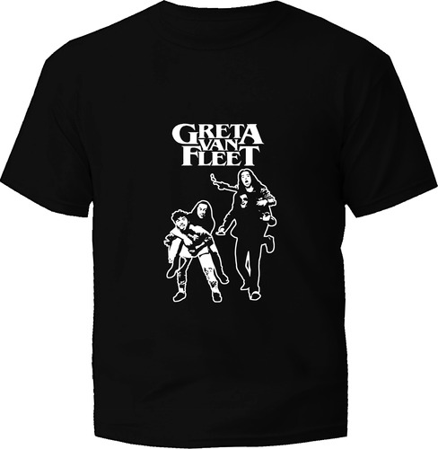 Camiseta Niños Unisex Greta Van Fleet Rock Tv Urbanoz