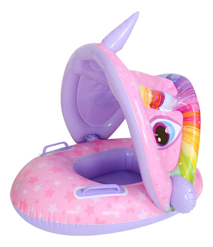 Flotador Inflable Con Toldo Para Bebés De 6 A 36 Meses