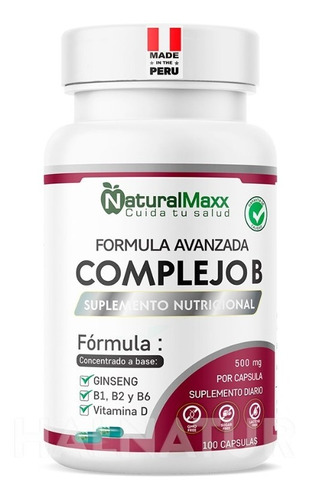 Complejo B Vitamina B Complex Naturalmaxx Oferta++