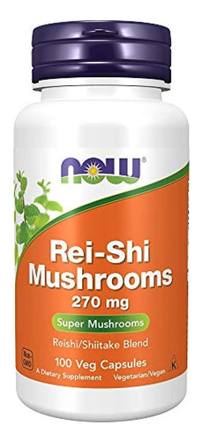 Now Supplements, Rei-shi Mushrooms 270 Mg, Reishi/shiitake B