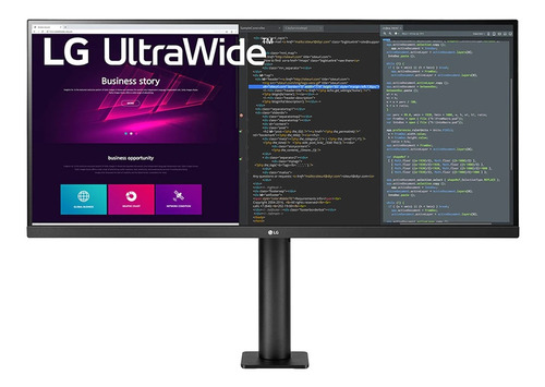 Monitor gamer LG UltraWide 34WN780 LCD 34" preto 100V/240V