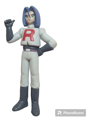 Figura Colección Pokemon James Rocket  C G T S J Tomy 1998