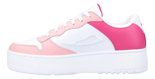 Tenis Fila Fx-115 Mujer 5cm02152152 Comodo Original Moda Blanco Lisa 24 Mx