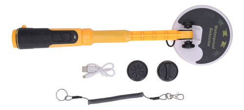 Detector De Metales Portátil, Abs, Recargable, Resistente Al