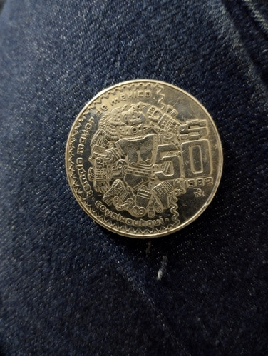 Moneda De 50 Pesos De 1982 Coyolxouhqui