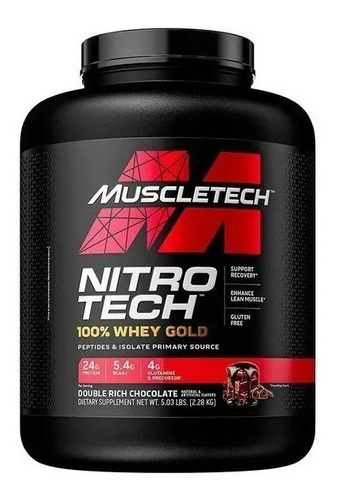 Nitro Tech 100% Whey Gold - 69 Servicios - Chocolate