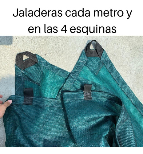 Malla Sombra 4x2 90% Verde Raschel Lista Para Colocar