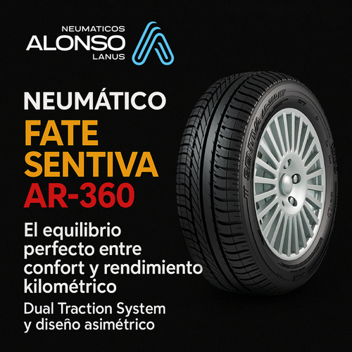 X2 Neumaticos 14 175x70x14 Fate 84t Sentiva Gol Polo Corsa