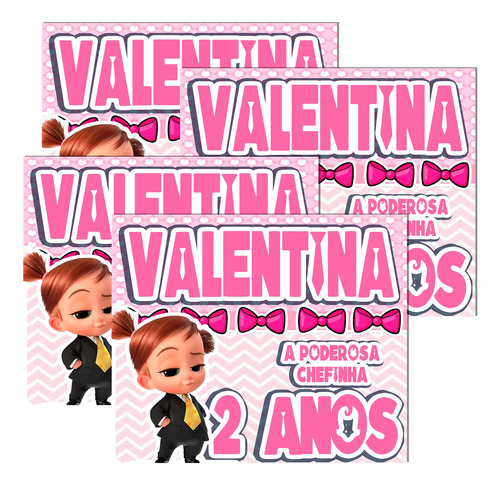 24 Adesivos Personalizados A Poderosa Chefinha 8cm X 8cm Modelo 05 Poderosa Chefinha