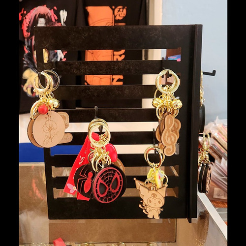 Exhibidor De Llaveros Joyeria De Mdf Soporte De Exhibicion