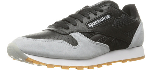 Reebok Moda De Cuero Clásico Hombre, Negro B01avikf8c_190324