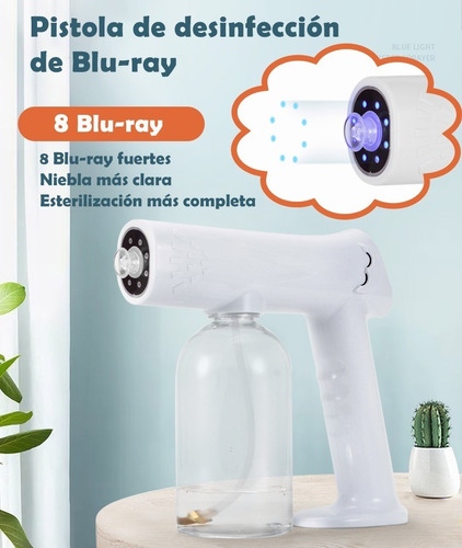 Imagen 4 de 10 de Pistola Sanitizante Alta Calidad Con Boquilla Reemplazable