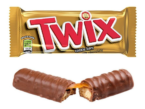 Chocolatina Twix 12 Unidades - Kg a $101